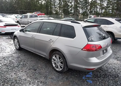 2015 Volkswagen Golf Sportwagen Tdi Se 4-Door z USA, uszkodzony, nr VIN 3VWFA7AU3FM507804